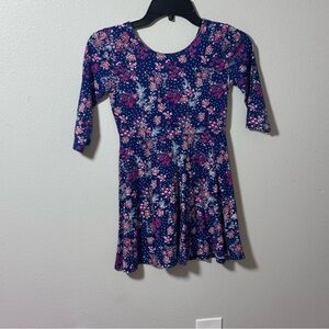 Old navy Kids Floral Blue girls dress size M(8)